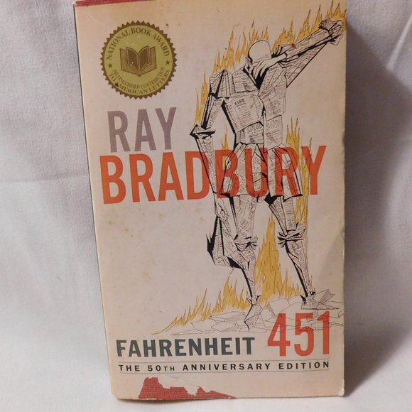 Ray Bradbury FAHRENHEIT 451 The 50th Anniversary Edition Paperback Book - Picture 1 of 6